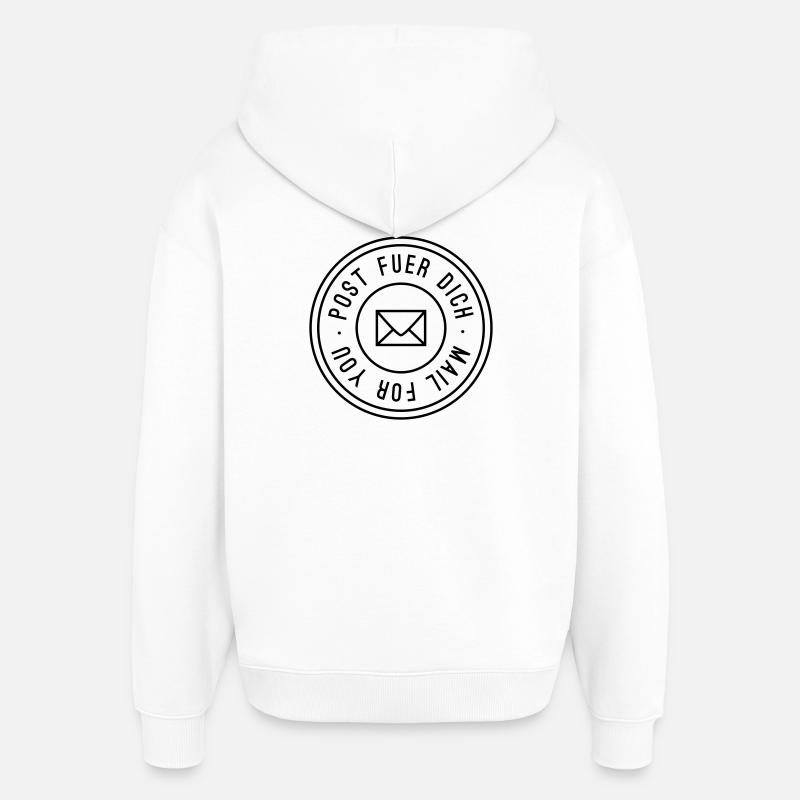 UNE Post pour vous - Sweat à capuche unisexe Stanley/Stella Oversized - blanc