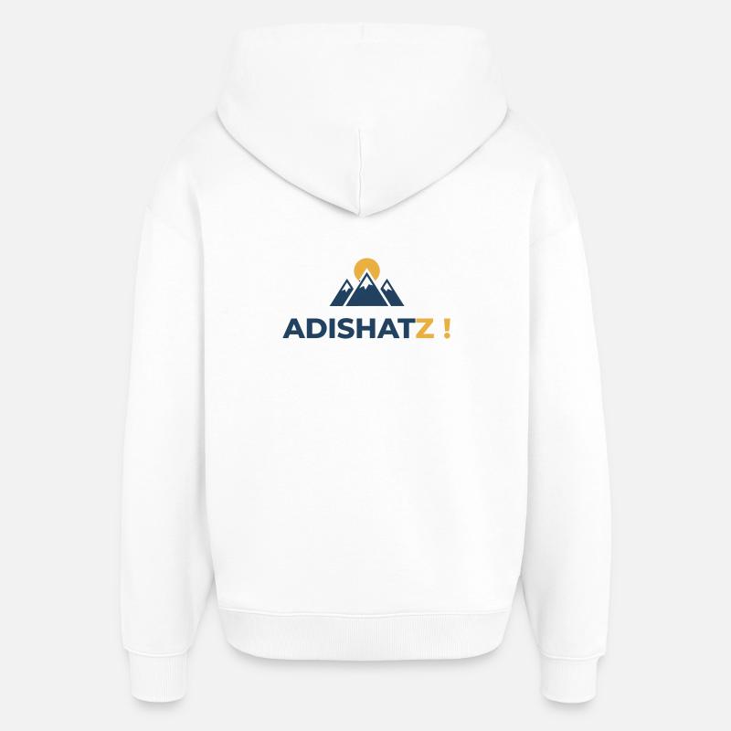 ADISHATZ! - Sweat à capuche unisexe Stanley/Stella Oversized - blanc