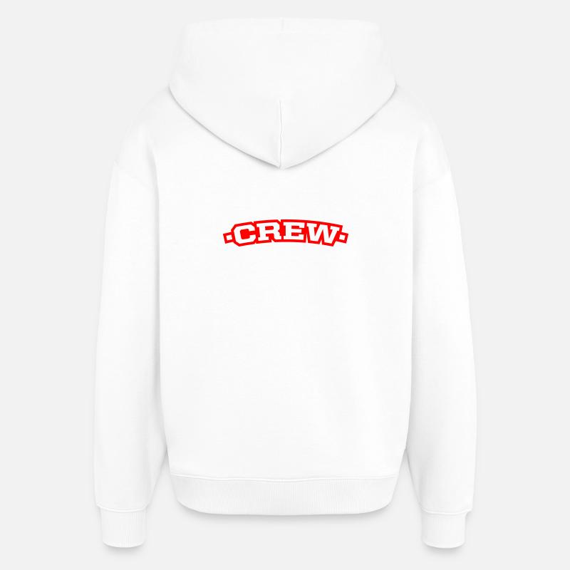 crew - Sweat à capuche unisexe Stanley/Stella Oversized - blanc