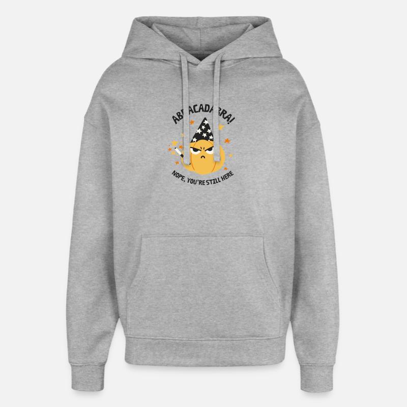 Abracabra - Sweat à capuche unisexe Stanley/Stella Oversized - gris chiné