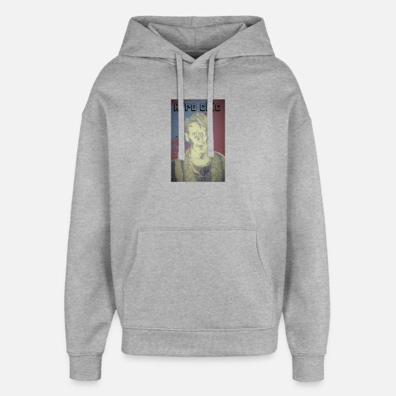 Afro chic - Oversized Unisex Hoodie by Stanley/Stella - heather grey