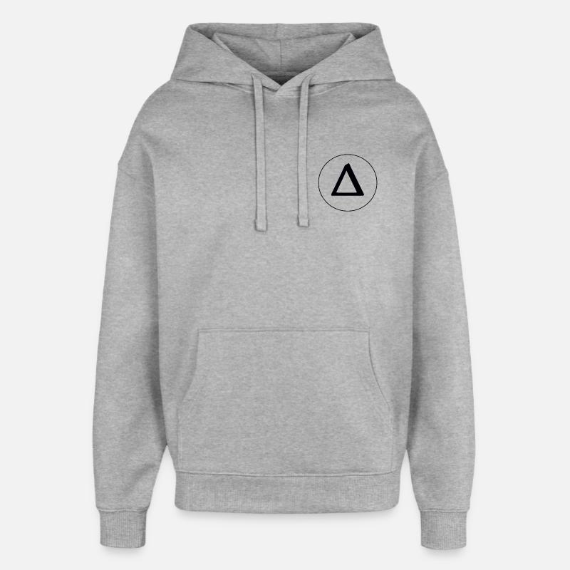 Delta - Sweat à capuche unisexe Stanley/Stella Oversized - gris chiné