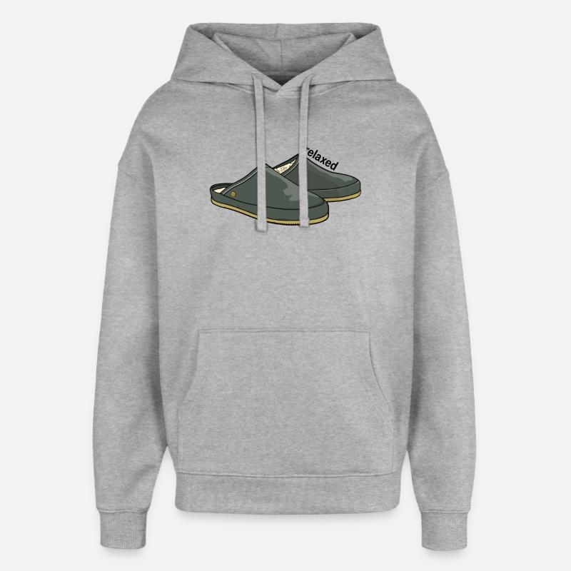 Relaxed grey - Oversized Unisex Hoodie by Stanley/Stella - heather grey