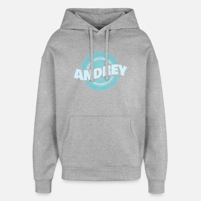 Andrey - Sweat à capuche unisexe Stanley/Stella Oversized - gris chiné