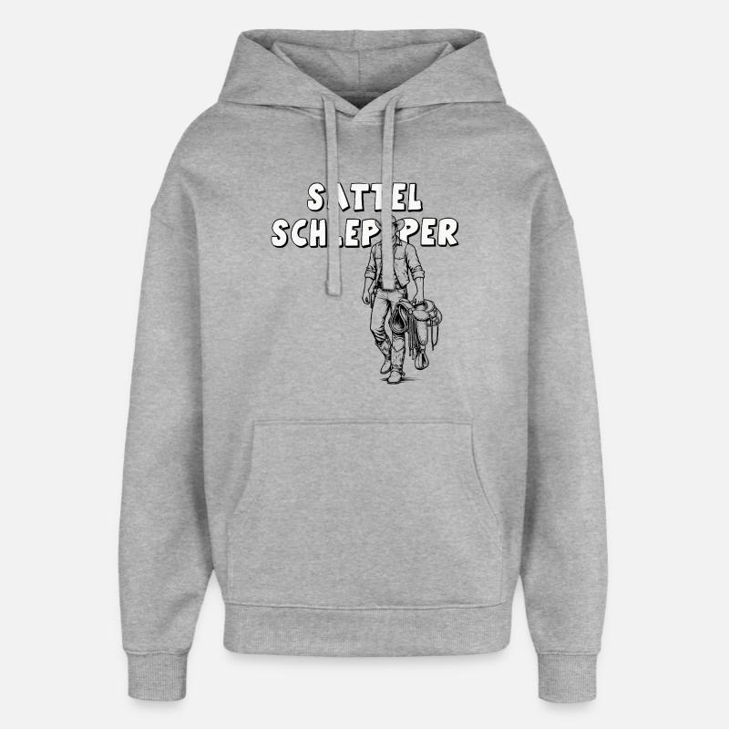 Camion articulé - Sweat à capuche unisexe Stanley/Stella Oversized - gris chiné