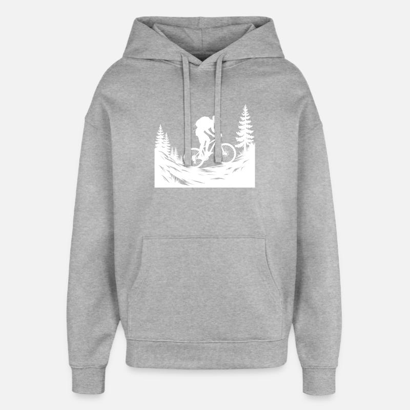 VTT VTT - Sweat à capuche unisexe Stanley/Stella Oversized - gris chiné