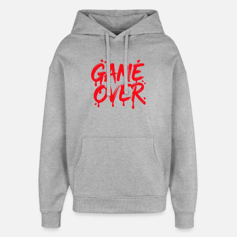 Fin du jeu - Sweat à capuche unisexe Stanley/Stella Oversized - gris chiné