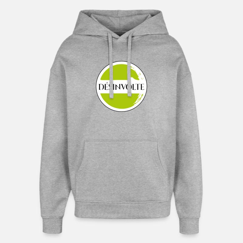 Désinvolte  - Sweat à capuche unisexe Stanley/Stella Oversized - gris chiné