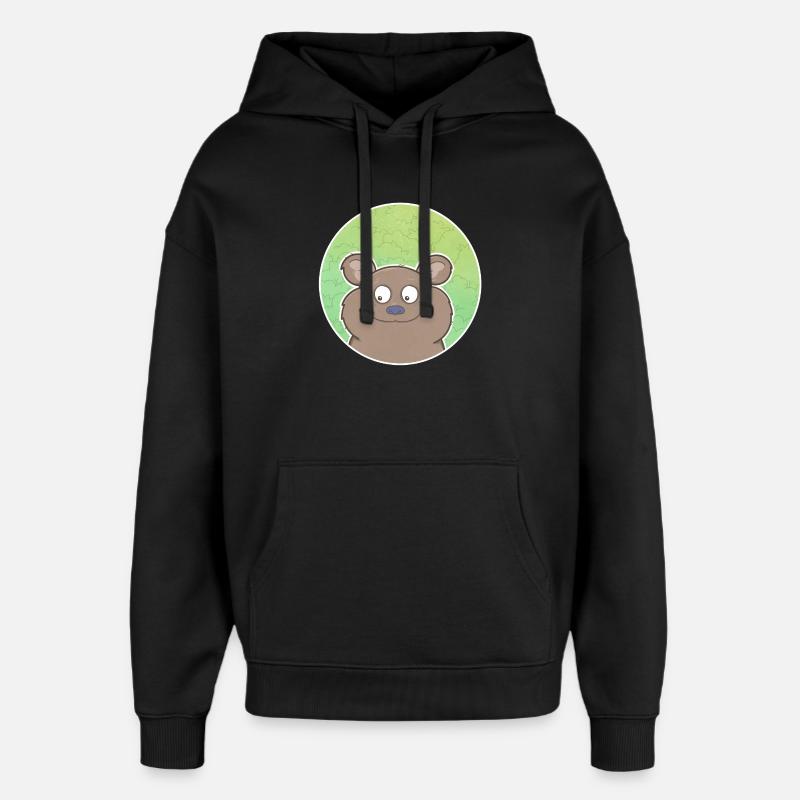 Ours - Sweat à capuche unisexe Stanley/Stella Oversized - noir