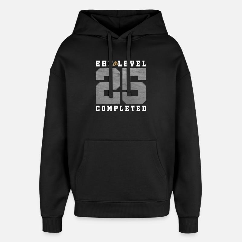 25e anniversaire de mariage - Sweat à capuche unisexe Stanley/Stella Oversized - noir