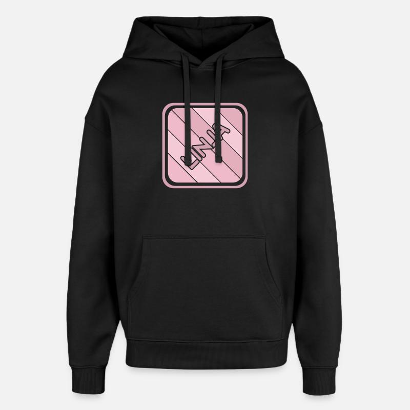 Cadeau pour Linja - Sweat à capuche unisexe Stanley/Stella Oversized - noir