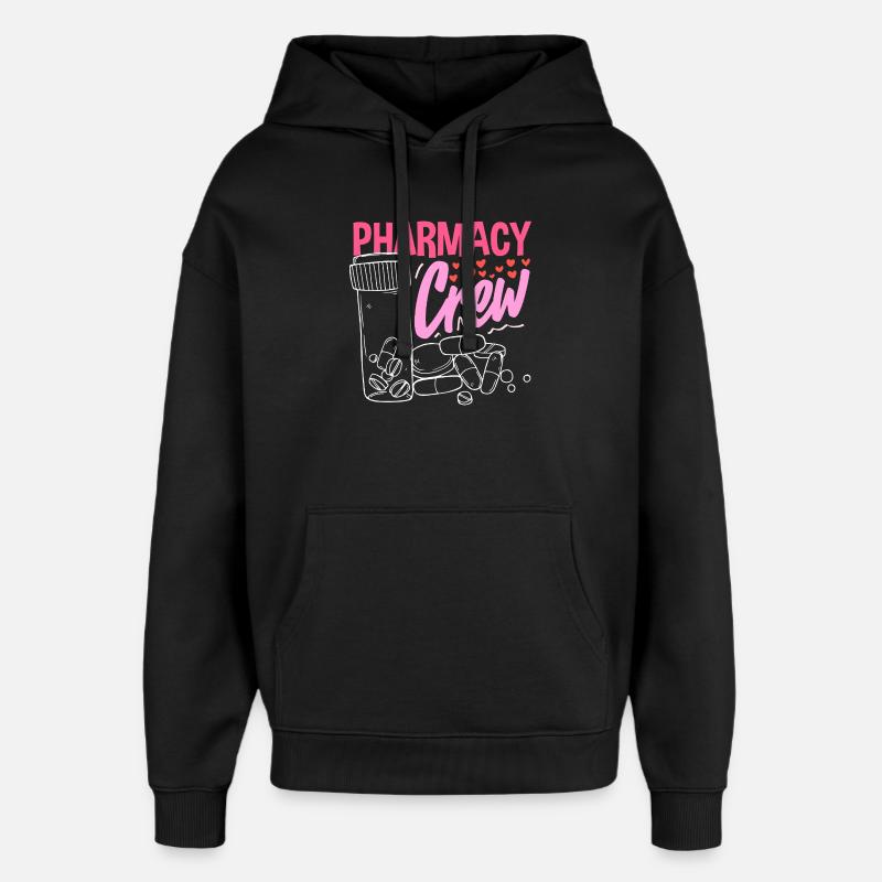 Pharmacist Pharmaceutical Technical - Oversized Unisex Hoodie by Stanley/Stella - black