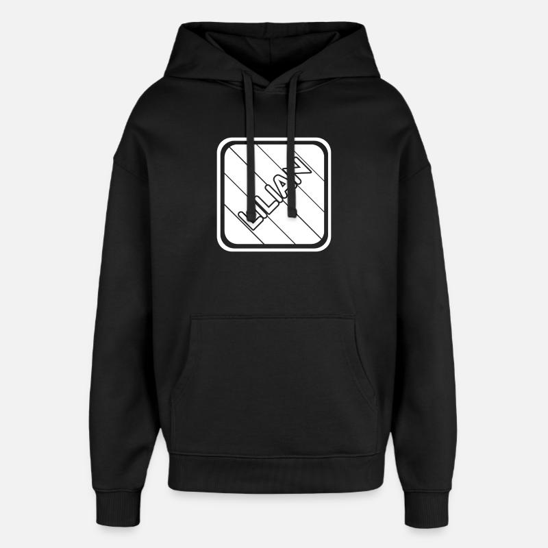 Cadeau pour Lilian - Sweat à capuche unisexe Stanley/Stella Oversized - noir