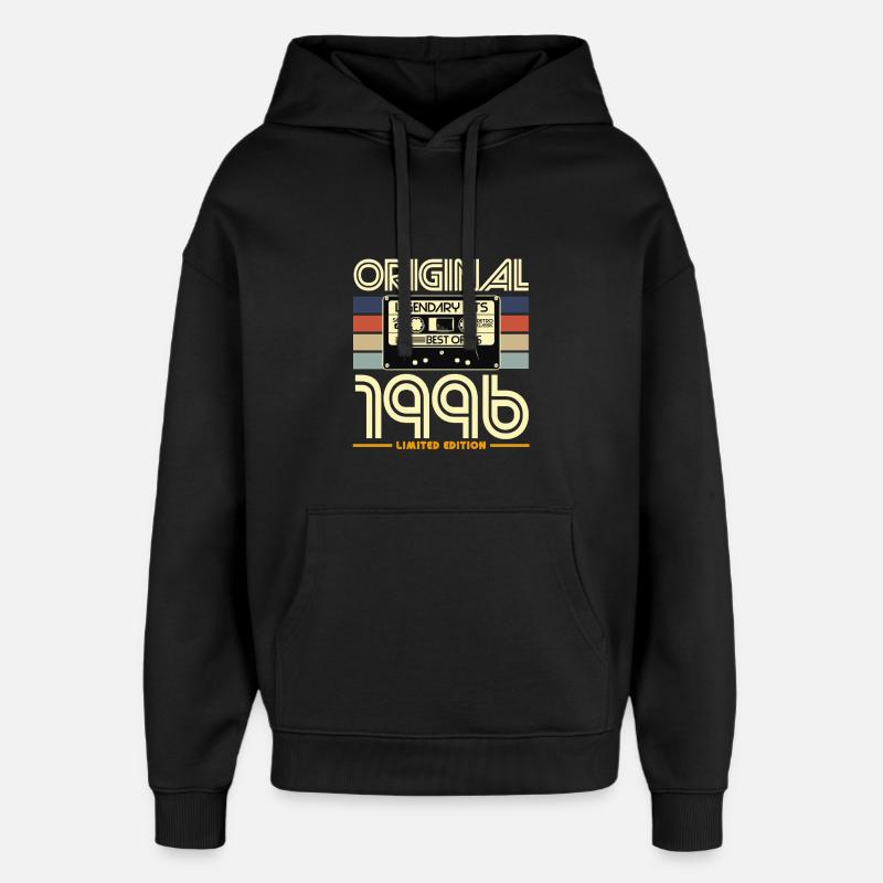 Original 1996  - Sweat à capuche unisexe Stanley/Stella Oversized - noir