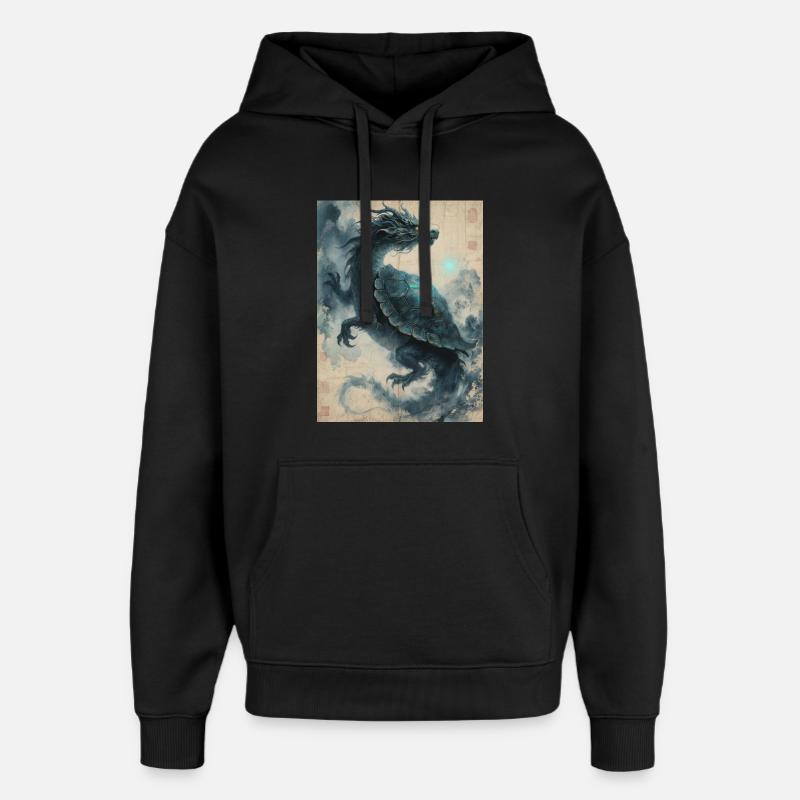 The Ancestral Shell: Xuangui – Stability - Oversized Unisex Hoodie by Stanley/Stella - black