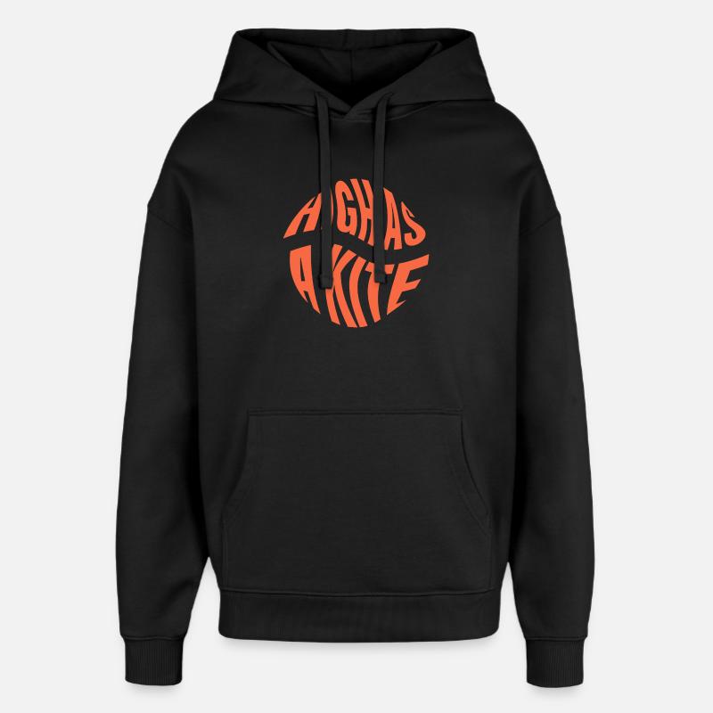 High as a Kite - Oversized Unisex Hoodie von Stanley/Stella - Schwarz