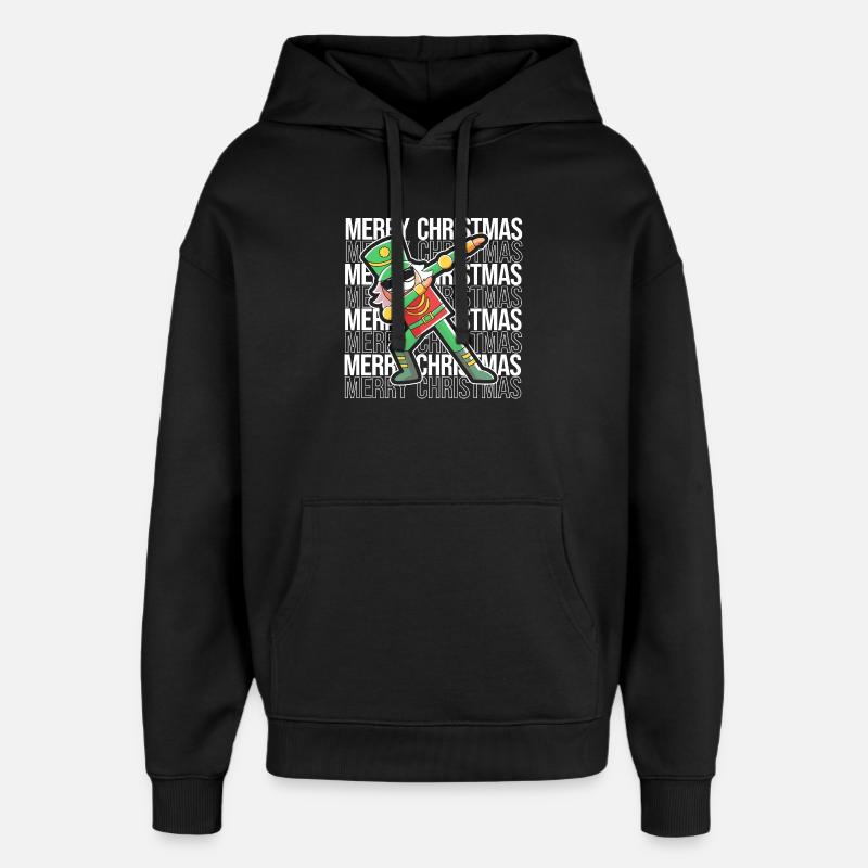 Weihnachten Nussknacker - Oversized Unisex Hoodie von Stanley/Stella - Schwarz