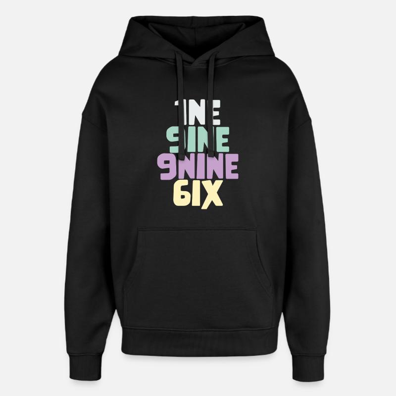 Millésime 1996 - Sweat à capuche unisexe Stanley/Stella Oversized - noir