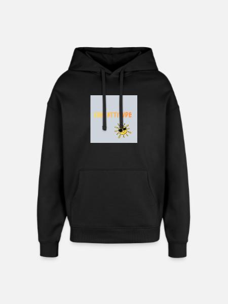 Stay cool - Oversized Unisex Hoodie by Stanley/Stella - black