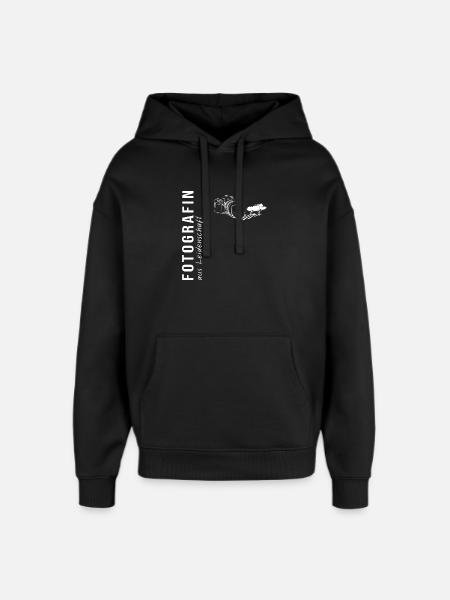 Fotografin aus Leidenschaft - Oversized Unisex Hoodie von Stanley/Stella - Schwarz