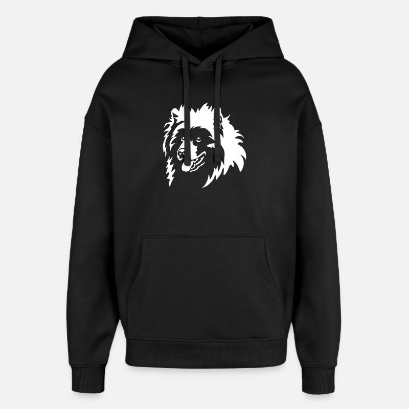 Samoyed Head "Black Edition" - Oversized Unisex Hoodie by Stanley/Stella - black