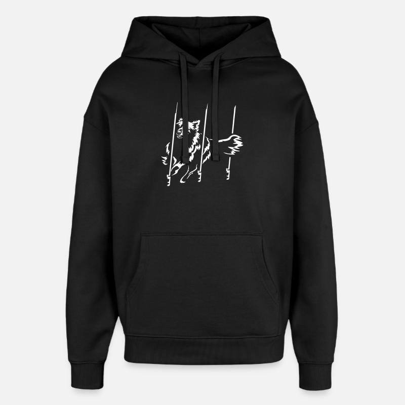 Australian Shepherd "Black Edition" - Oversized Unisex Hoodie von Stanley/Stella - Schwarz