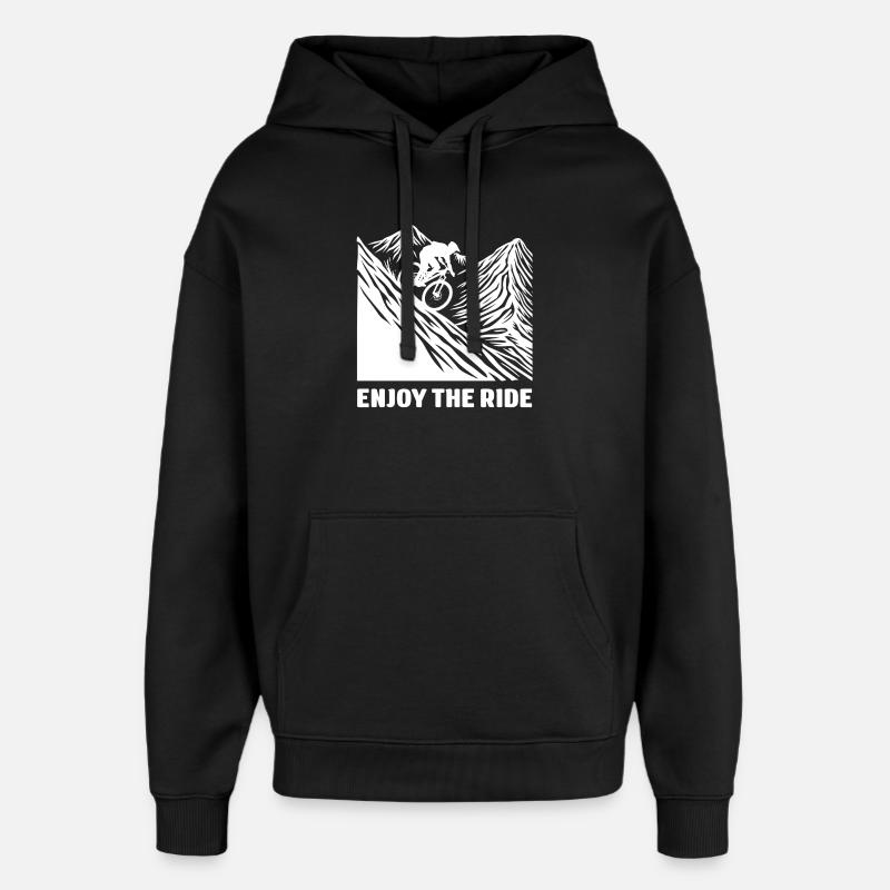 VTT - Profitez de la balade - Sweat à capuche unisexe Stanley/Stella Oversized - noir