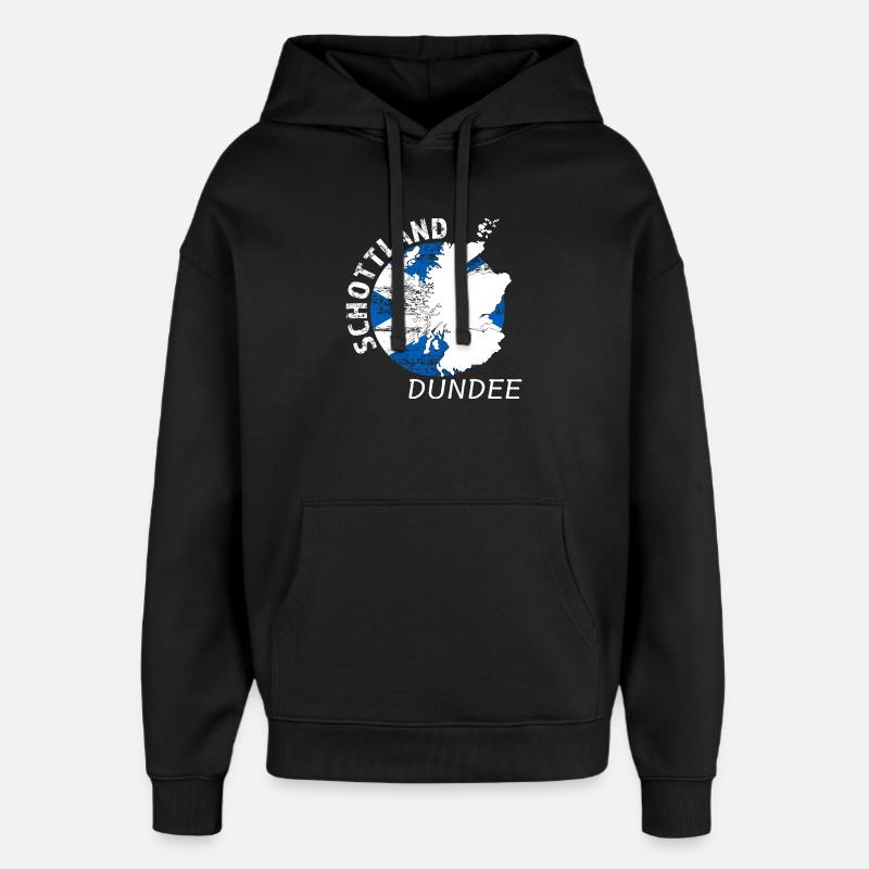 Dundee - Sweat à capuche unisexe Stanley/Stella Oversized - noir