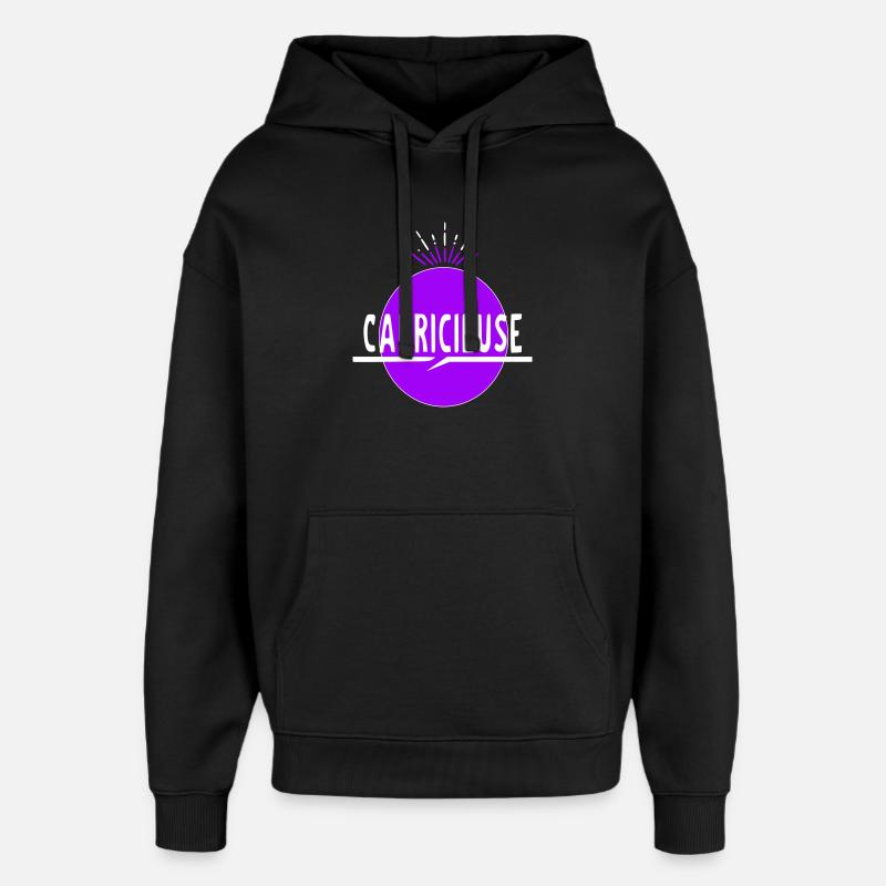 Launisch - Oversized Unisex Hoodie von Stanley/Stella - Schwarz