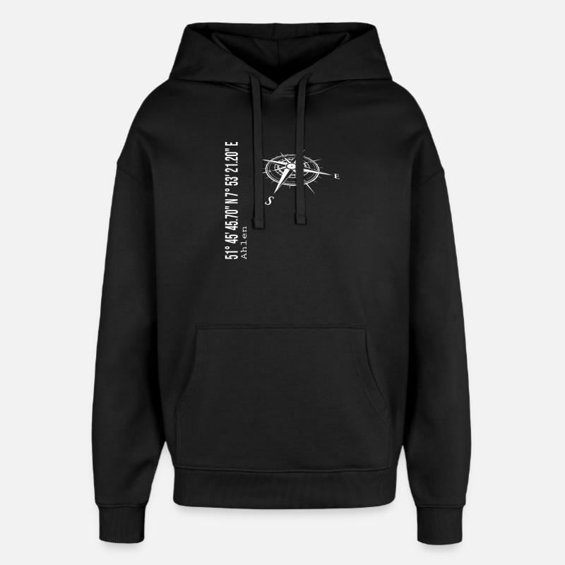 Awls - Oversized Unisex Hoodie by Stanley/Stella - black