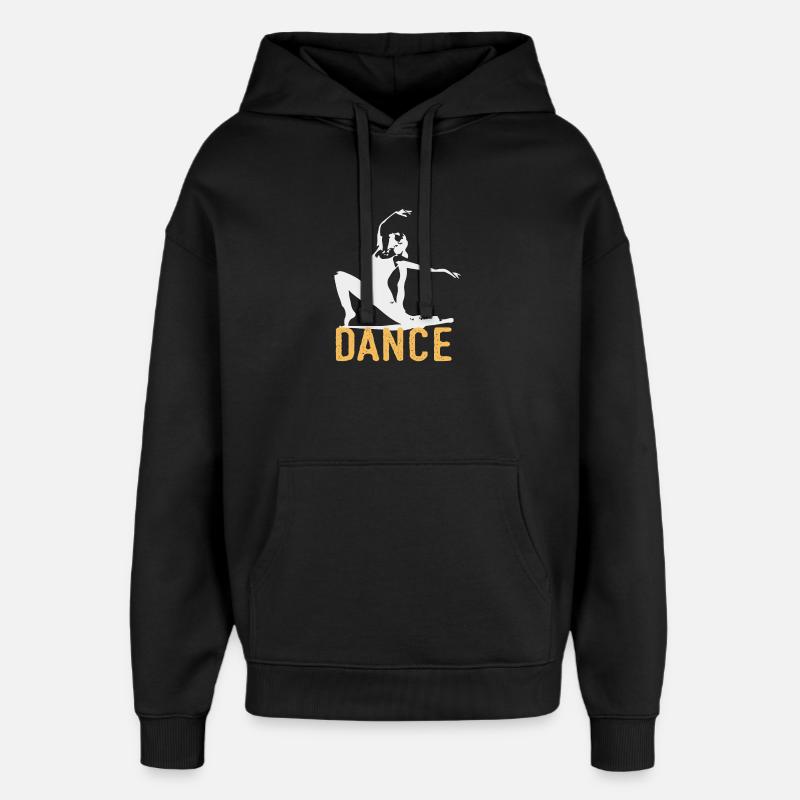 Danse moderne Danse Ballet - Sweat à capuche unisexe Stanley/Stella Oversized - noir