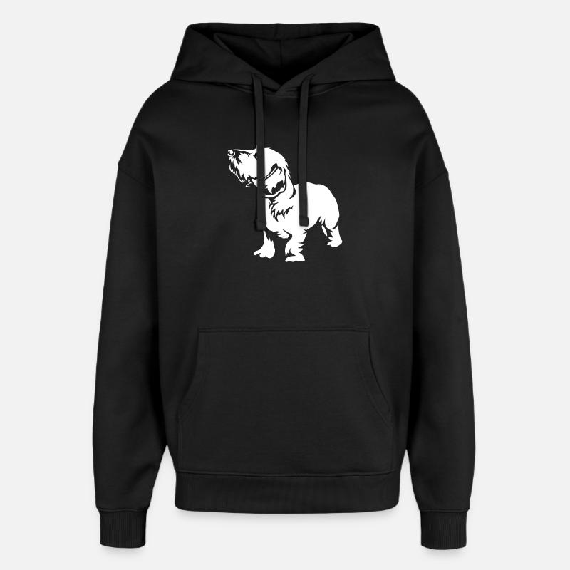 Teckel « Black Edition » - Sweat à capuche unisexe Stanley/Stella Oversized - noir