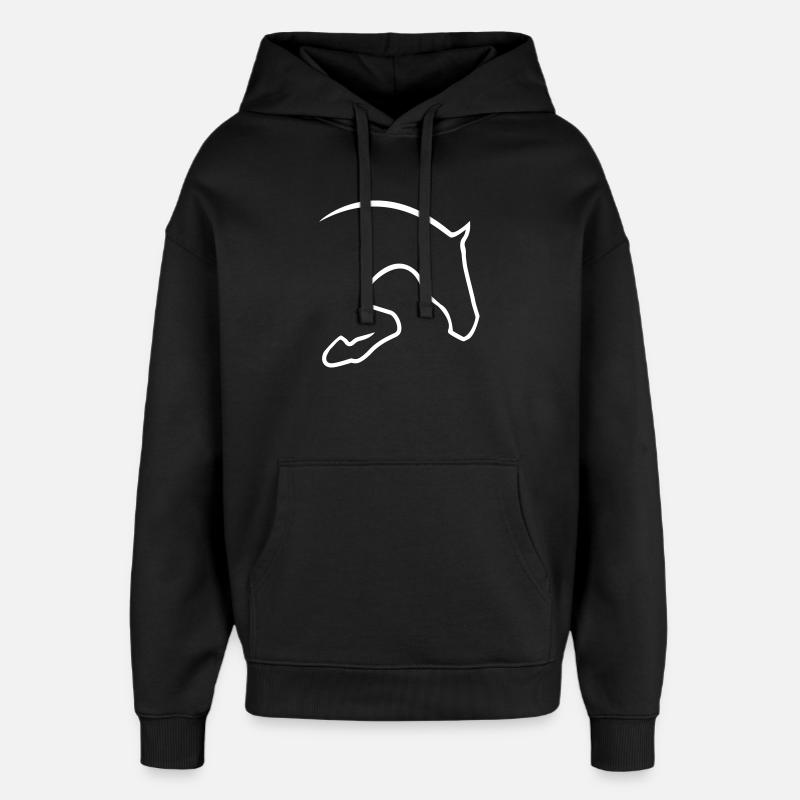 jumper - Oversized Unisex Hoodie by Stanley/Stella - black