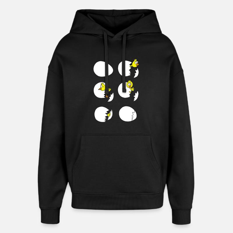 The chick - Oversized Unisex Hoodie by Stanley/Stella - black