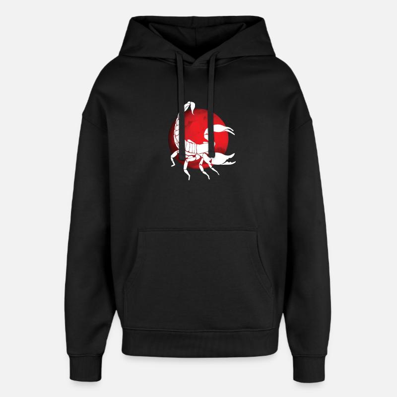 Skorpion Sternzeichen - Oversized Unisex Hoodie von Stanley/Stella - Schwarz