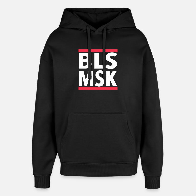 BLSMSK - Oversized Unisex Hoodie von Stanley/Stella - Schwarz