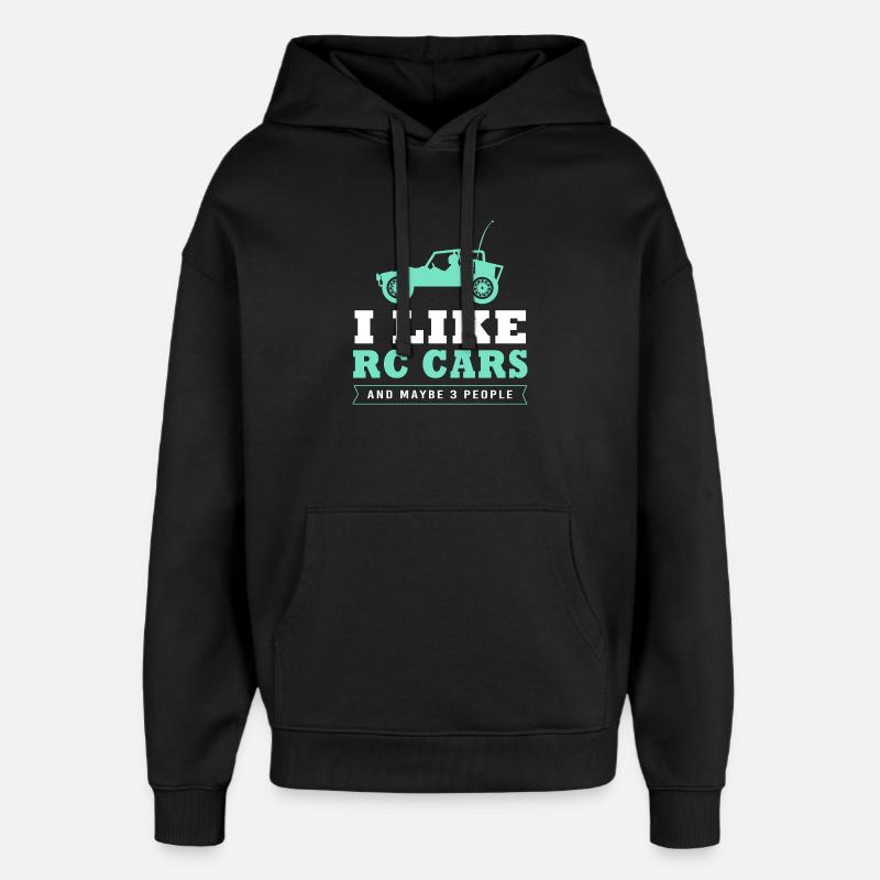 Voiture jouet RC - Sweat à capuche unisexe Stanley/Stella Oversized - noir