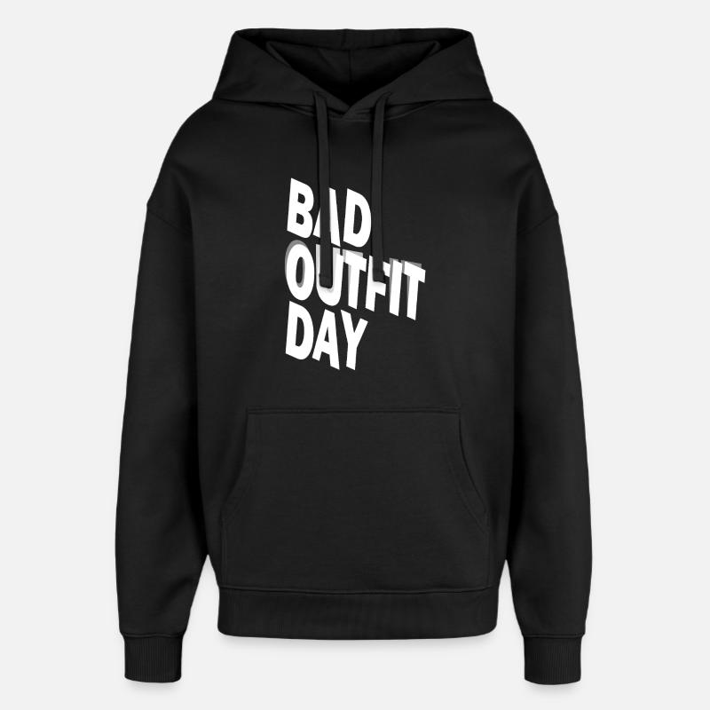 Jour de la mauvaise tenue - Sweat à capuche unisexe Stanley/Stella Oversized - noir