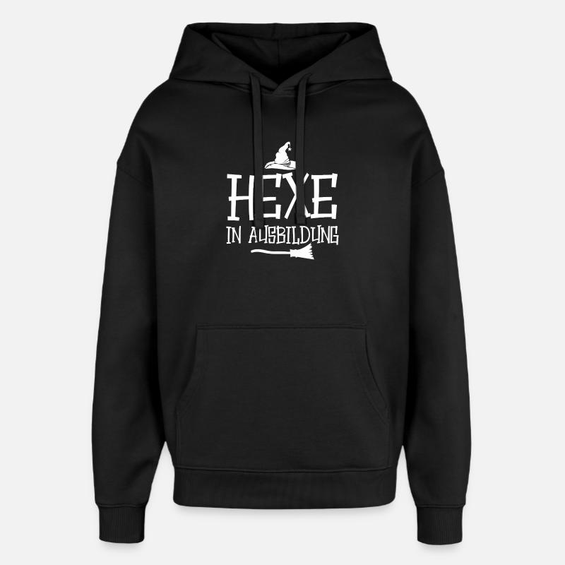 Sorcière en formation - Sweat à capuche unisexe Stanley/Stella Oversized - noir