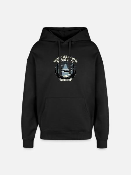 Believe In Calisthenics - Oversized Unisex Hoodie von Stanley/Stella - Schwarz