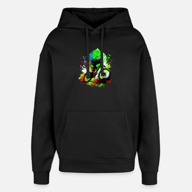 VTT - Sweat à capuche unisexe Stanley/Stella Oversized - noir