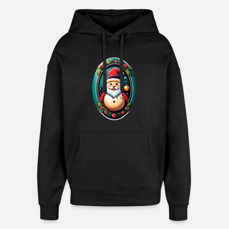 Père Noël - Sweat à capuche unisexe Stanley/Stella Oversized - noir