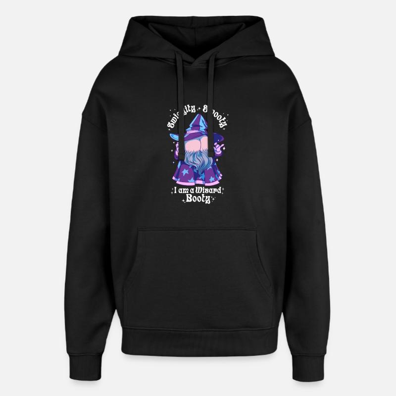Butttober du Magicien Butttober - Sweat à capuche unisexe Stanley/Stella Oversized - noir