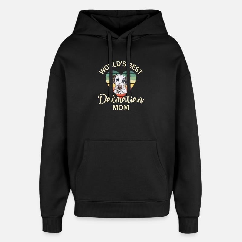 Hund Dalmatiner - Oversized Unisex Hoodie von Stanley/Stella - Schwarz