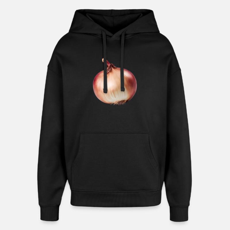 Magie de l’oignon - Sweat à capuche unisexe Stanley/Stella Oversized - noir