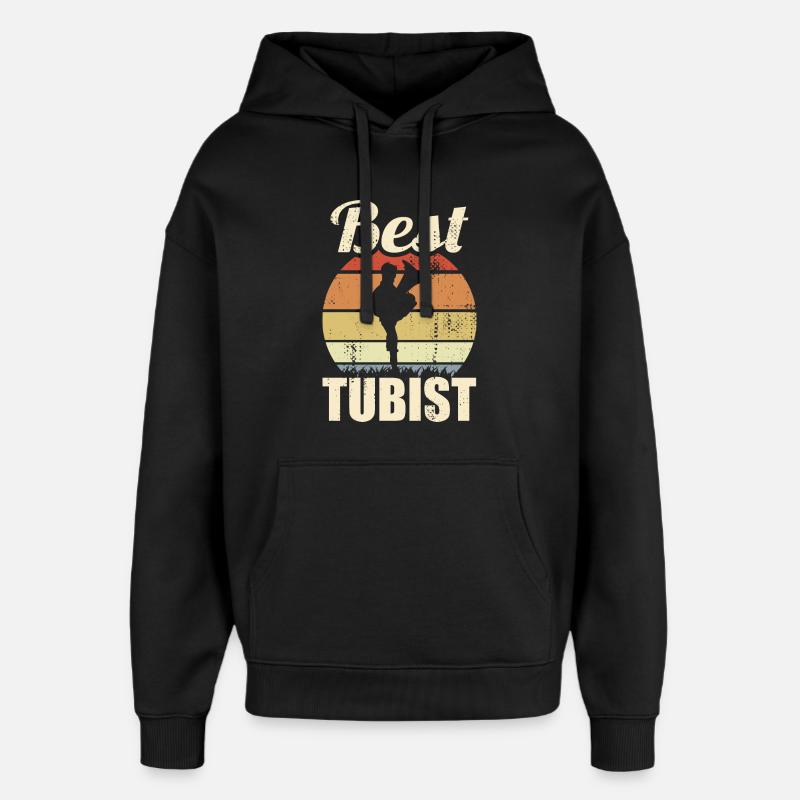 Meilleur joueur de tuba - Sweat à capuche unisexe Stanley/Stella Oversized - noir