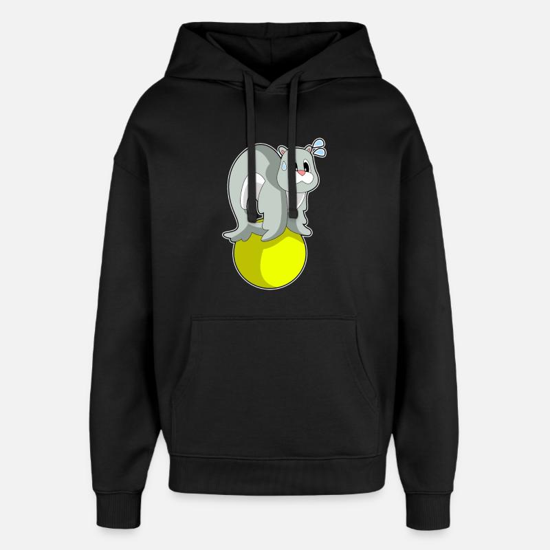 Cirque des phoques - Sweat à capuche unisexe Stanley/Stella Oversized - noir