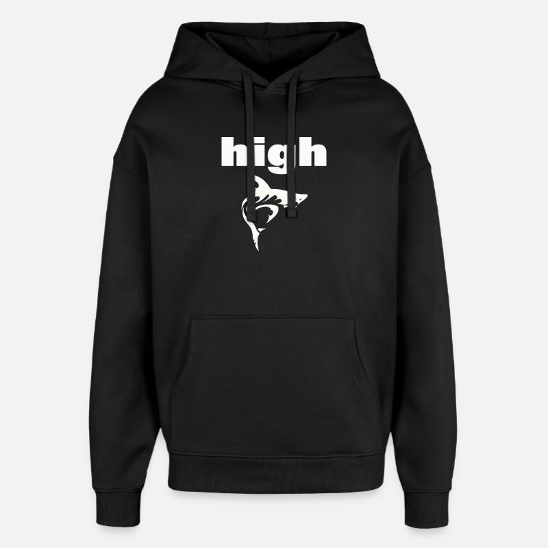 HAUT - Sweat à capuche unisexe Stanley/Stella Oversized - noir