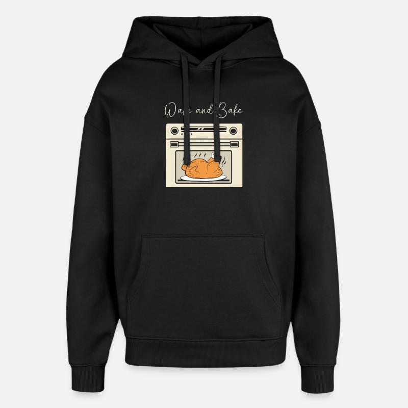 Thanksgiving Mama Mutter Oma Großmutter - Oversized Unisex Hoodie von Stanley/Stella - Schwarz