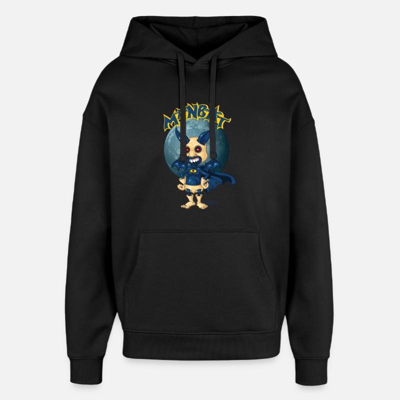 Man Bat - Sweat à capuche unisexe Stanley/Stella Oversized - noir